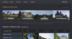 Desktop Screenshot of chateau-for-sale-france.com